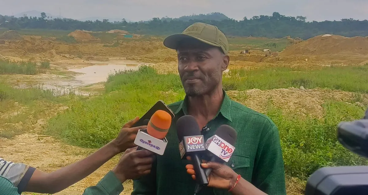 Ashanti Regional Reclamation Committee retrieves 3 excavators near Obuasi Airport