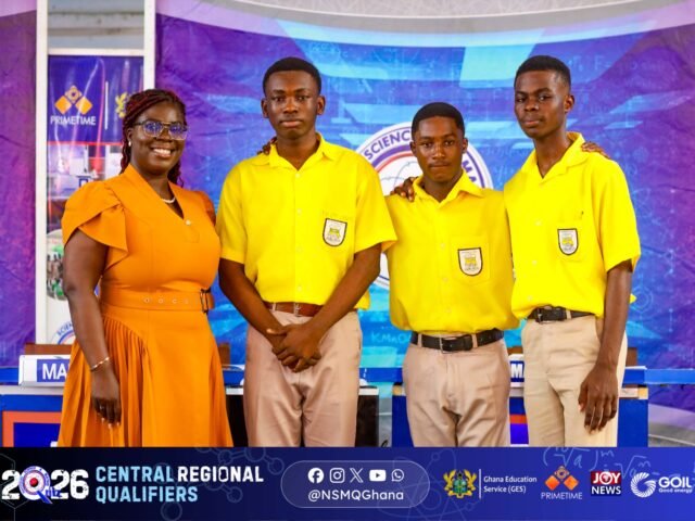 NSMQ 2026: Edinaman SHS storms to nationals with highest opening score in Central region qualifiers