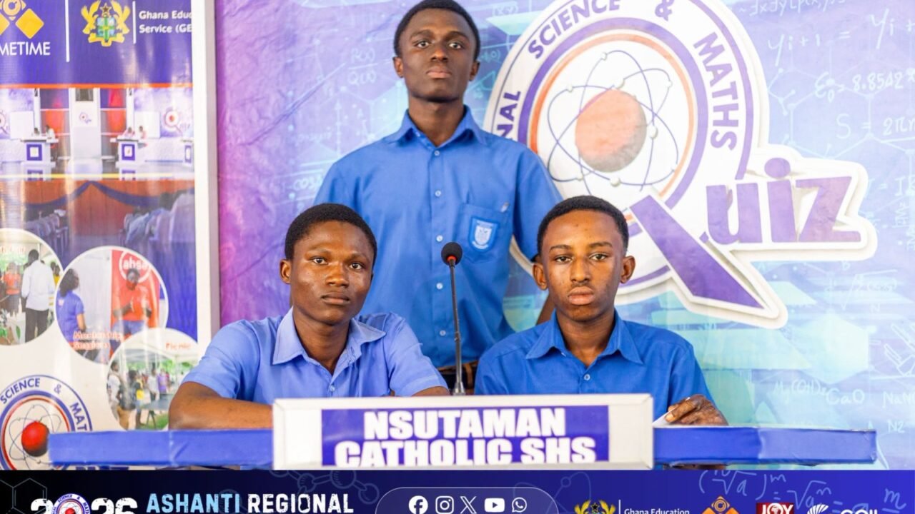 Nsutaman Catholic SHS stuns KNUST SHS on home turf to book 2026 NSMQ spot