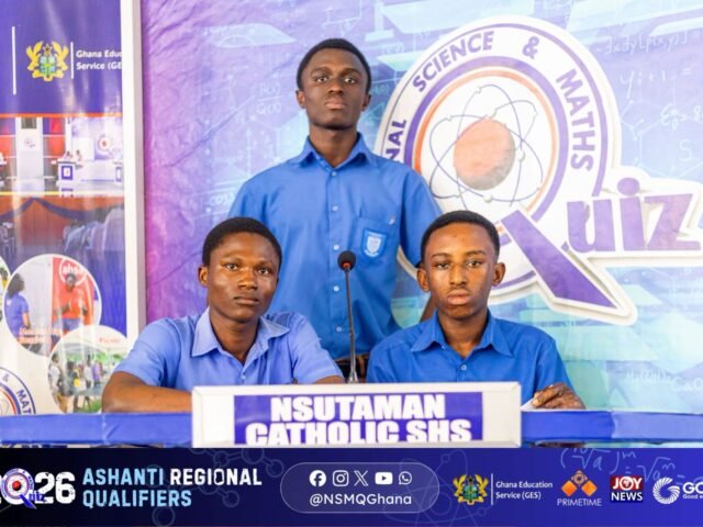 Nsutaman Catholic SHS stuns KNUST SHS on home turf to book 2026 NSMQ spot