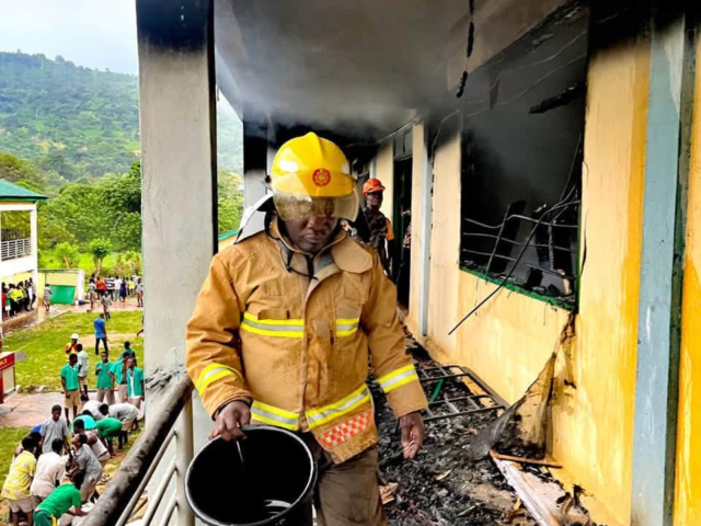 Six students injured as fire destroys House Master’s apartment at Leklebi SHS
