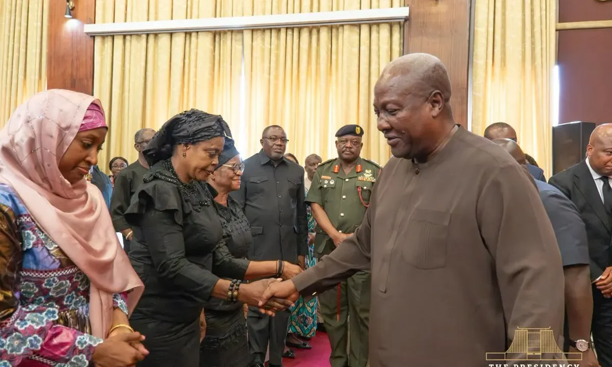 Mahama presents govt's comprehensive compensation package to families of the tragic military helicopter crash