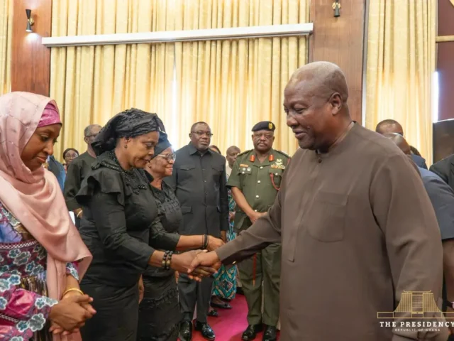 Mahama presents govt's comprehensive compensation package to families of the tragic military helicopter crash