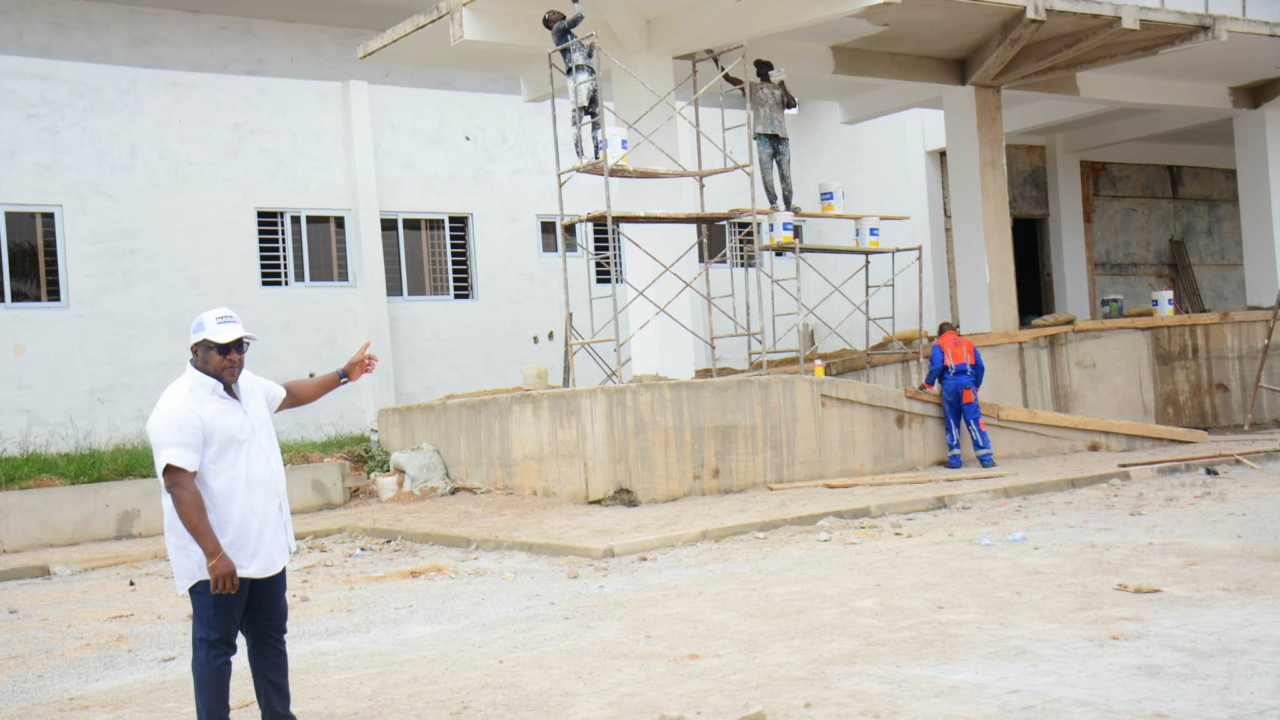 Tafo Government Hospital children’s ward 85% complete ahead of my 45th birthday – Nana B