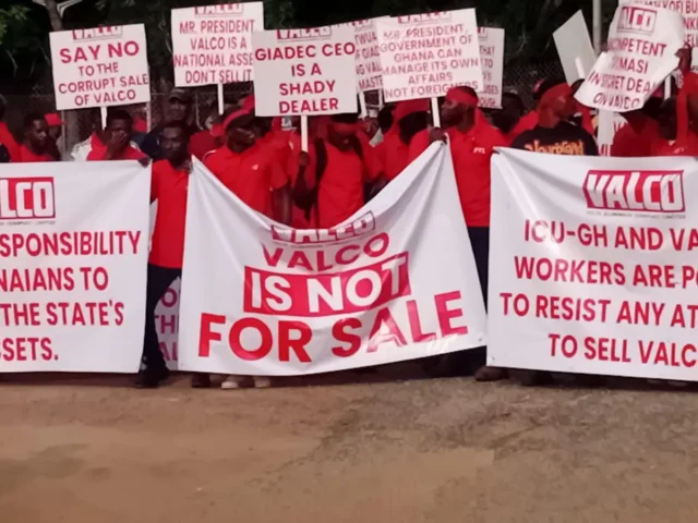 ICU VALCO workers protest planned sale