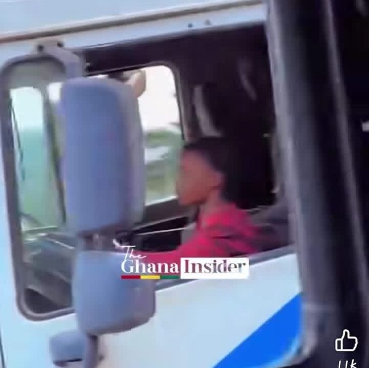 Police arrest two over viral video of 12-year-old driving articulated truck