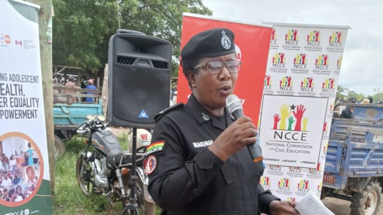 Adaklu District Police Commander appeals for accommodation for personnel