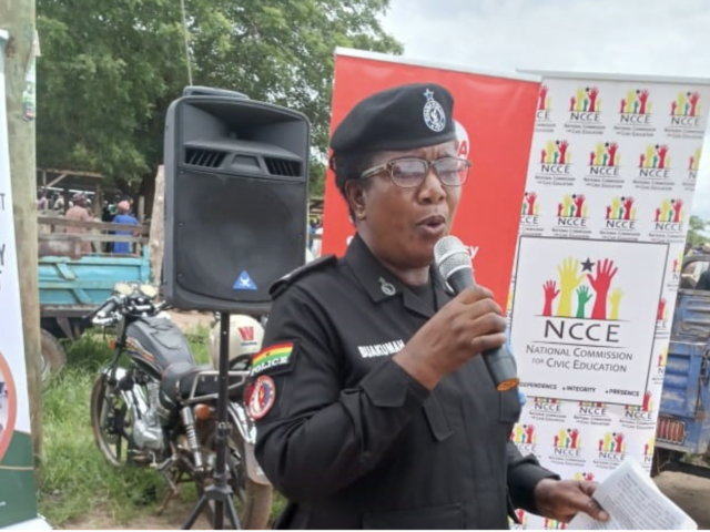 Adaklu District Police Commander appeals for accommodation for personnel