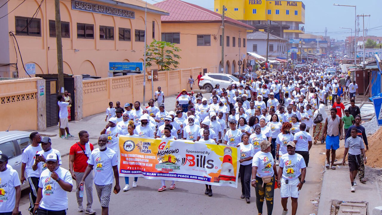 Bills Micro Credit champions health and culture at ‘Homowo Health Walk’