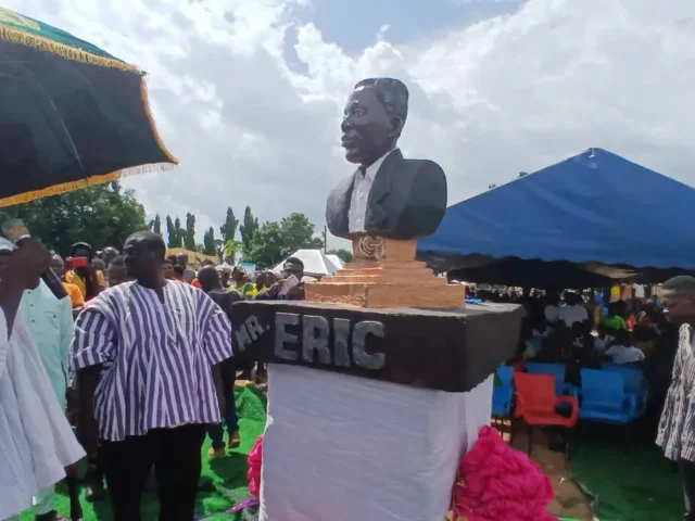 Statue unveiled in honour of slain 'Jirapa Dubai' CEO Eric Johnson
