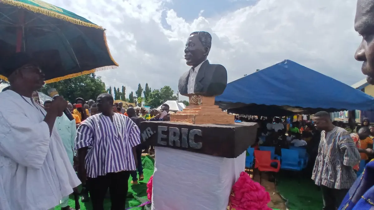 Statue unveiled in honour of slain 'Jirapa Dubai' CEO Eric Johnson