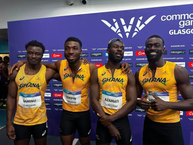 2026 Commonwealth Games: Ghana clinch bronze in men's 4x100m relay in 38.13s