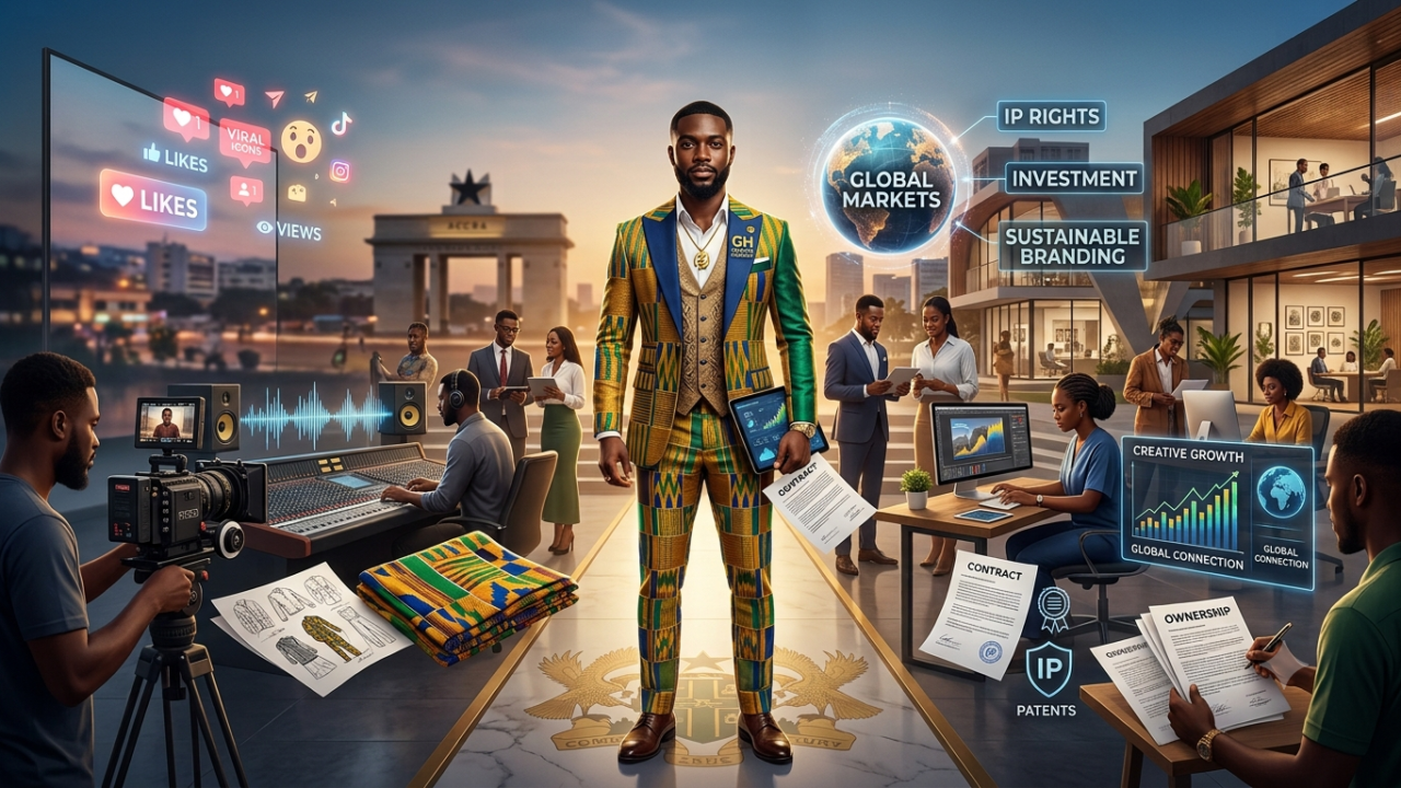 Ghana’s creative industry must stop celebrating visibility and start building wealth