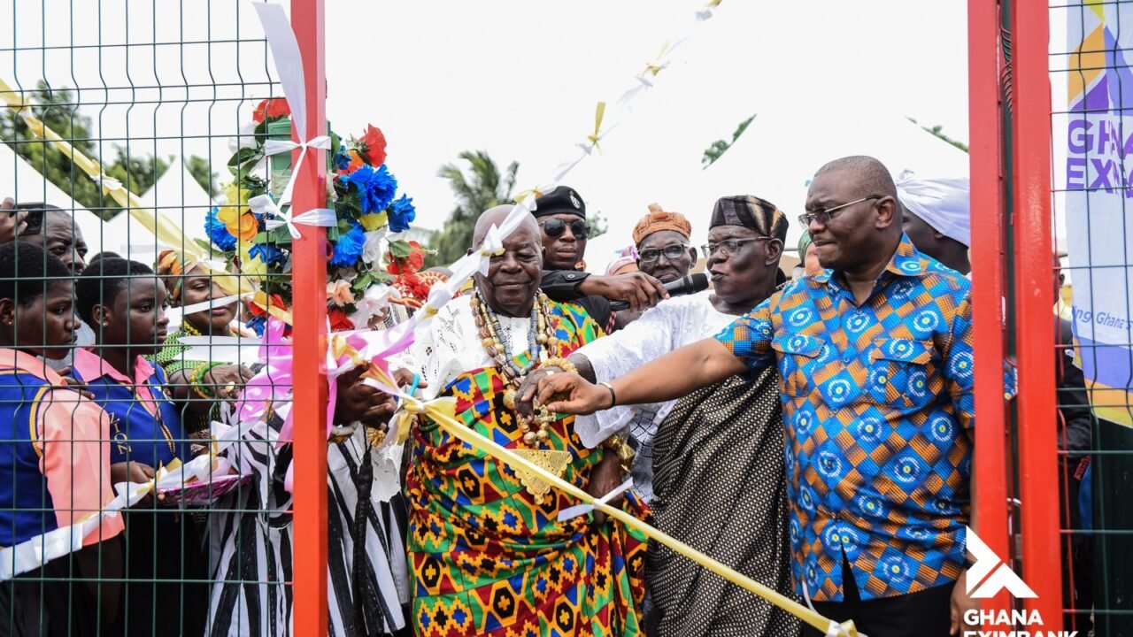 Ghana EXIM Bank’s 10th anniversary CSR project transforms Hogbe Park into a modern astro turf facility