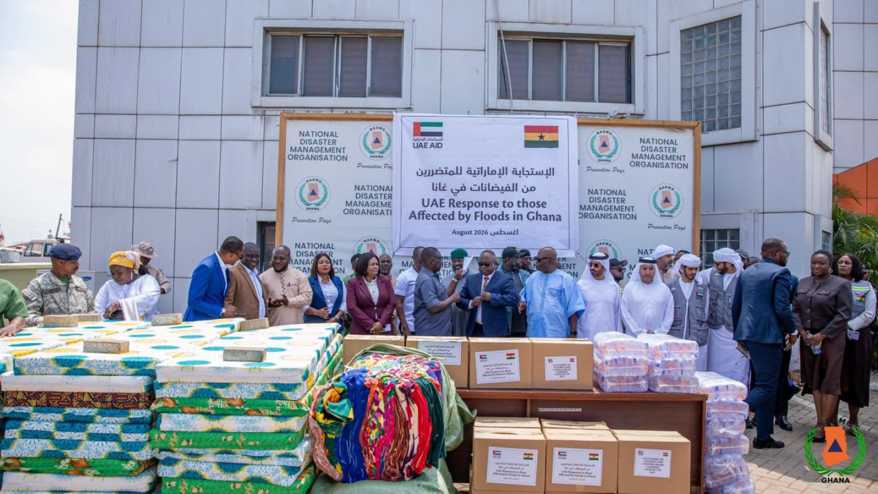 UAE donates US$1m relief items to support Ghana’s June 29 flood victims