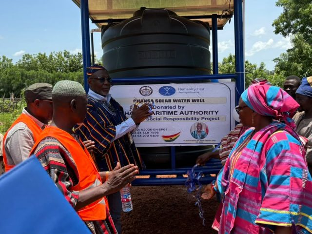 Ghana Maritime Authority, Humanity First commission 4 boreholes in Wa to end water scarcity and keep children in class
