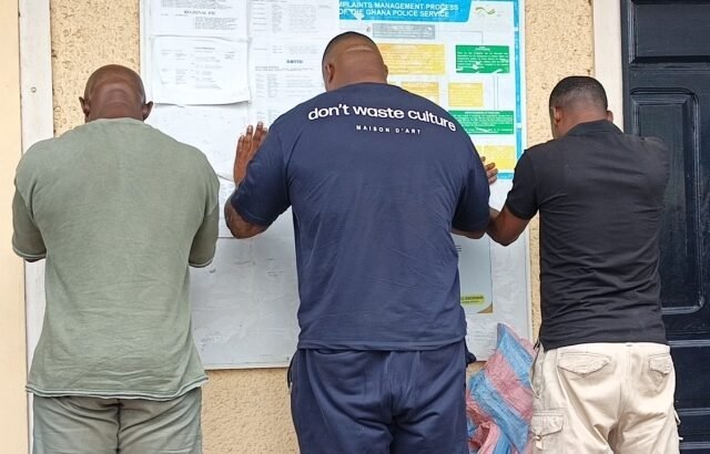 3 suspects including foreign national picked up by police over suspected cocaine seized in Tema