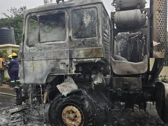 GNFS responds to bus crash, trailer fire in Greater Accra