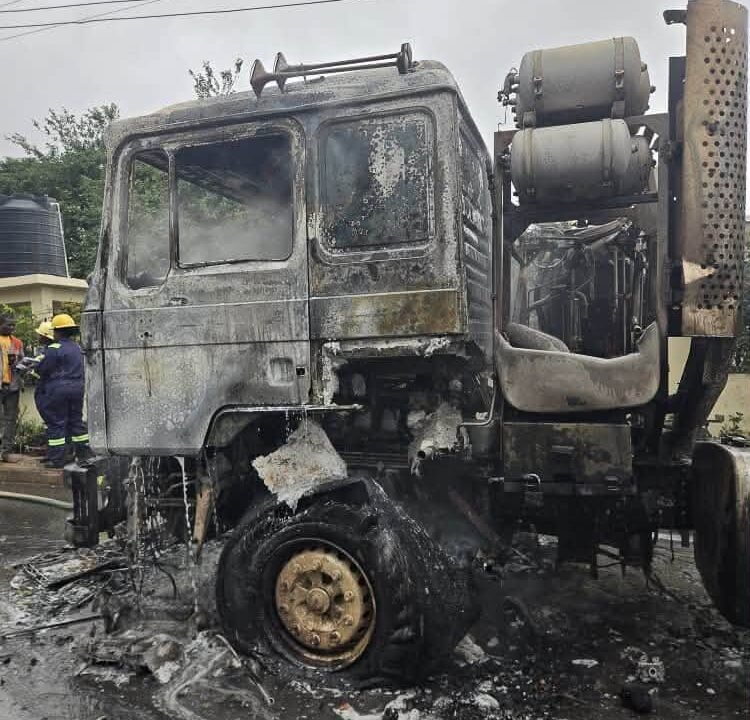 GNFS responds to bus crash, trailer fire in Greater Accra
