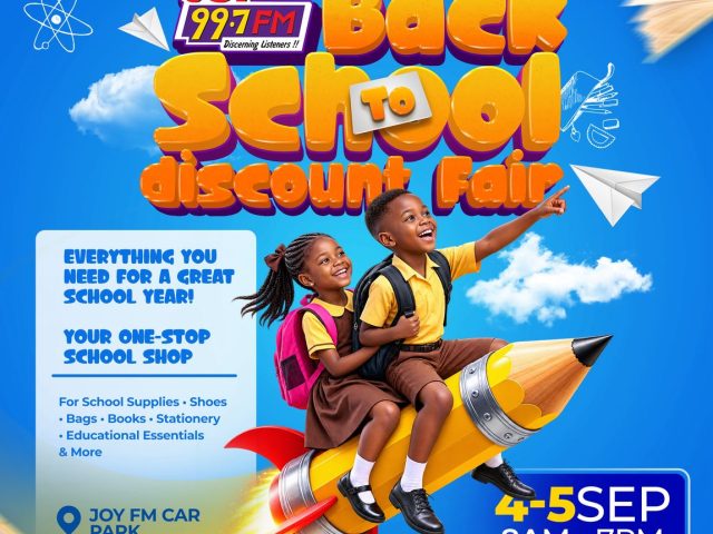 Joy FM Back to School Discount Fair returns September 4–5