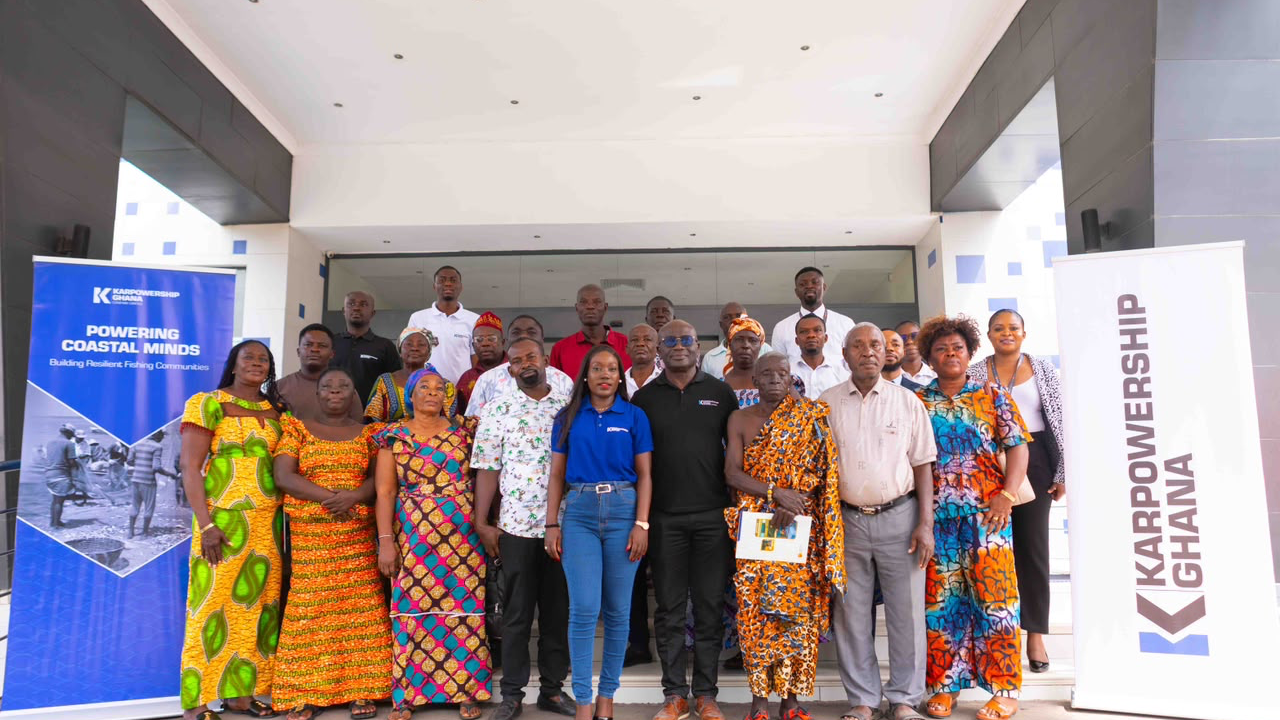 Karpowership Ghana trains fisherfolk on fire safety, hygiene and financial management
