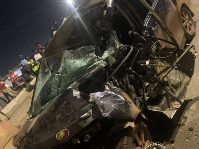 One dead, eight injured in head-on crash on Kasoa–Winneba Road