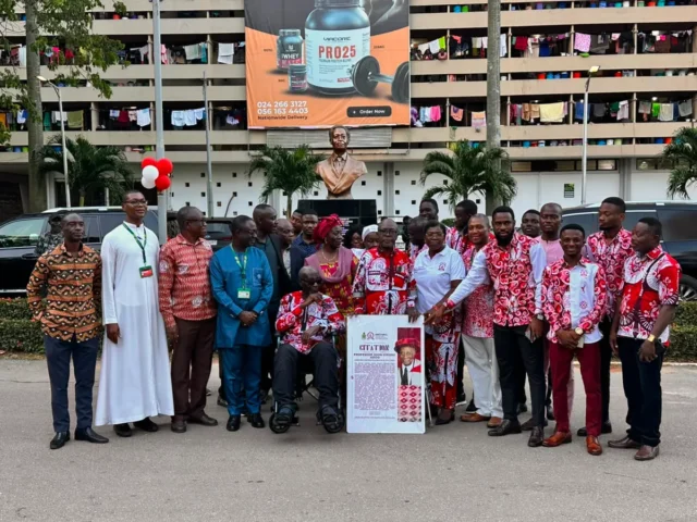 KNUST honours renowned architect and first Hall Master, Prof. John Owusu Addo