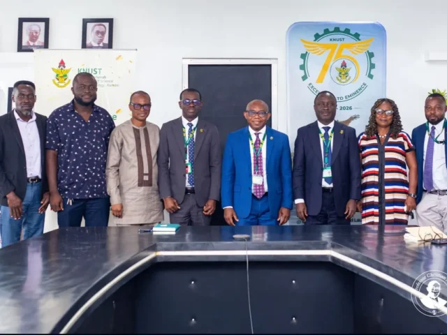 Prof Christian Agyare officially assumes duty KNUST's 13th Vice-Chancellor