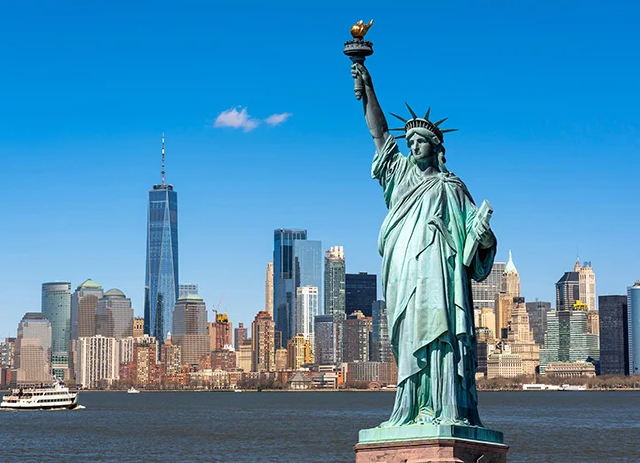 Man arrested after boat capsizes near Statue of Liberty killing woman and infant