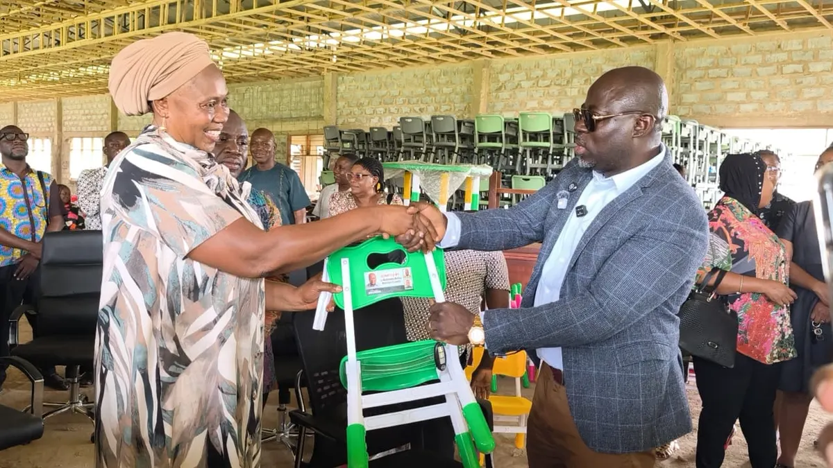 Madina-Lakwantanang Assembly distributes desks to basic schools; intensifies efforts to end shift system