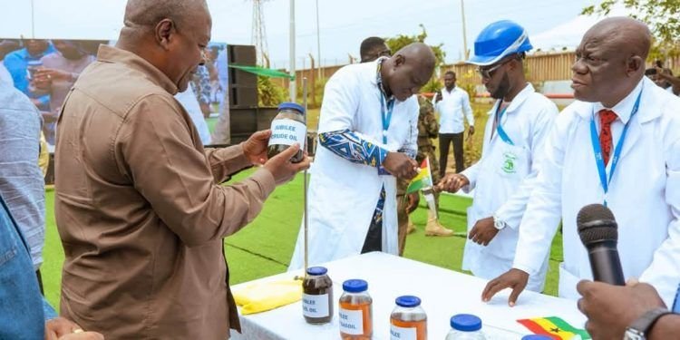 President Mahama commissions refurbished TOR Crude Distillation Unit