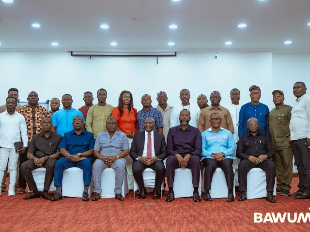 Bawumia discusses reforms to promote responsible mining with National Association of Small-Scale Miners