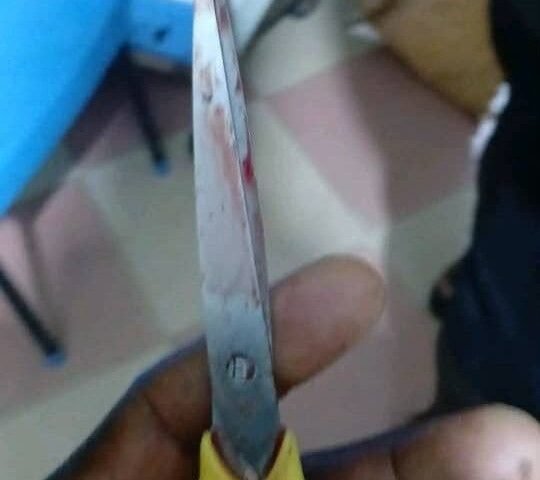 Tragedy in Aboso Achiase: 24-year-old man kills neighbour with scissors during dispute over route used by a tricycle