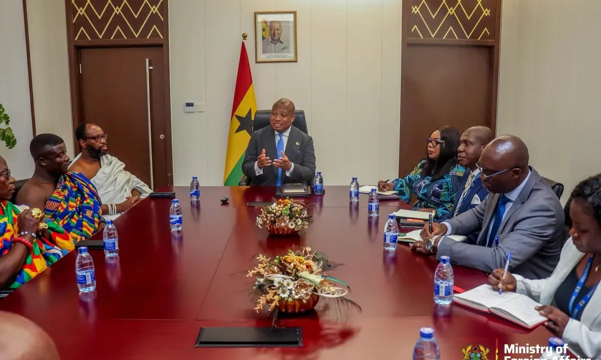 Foreign Affairs Minister engages Volta Regional House of Chiefs