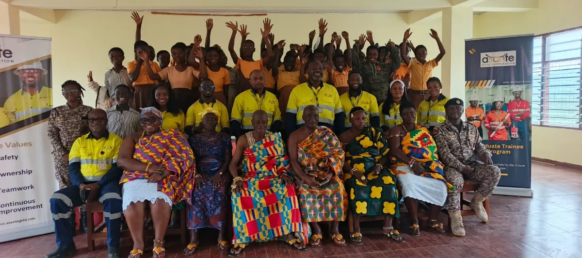 NACOC, Asante Gold Chirano sensitise students, community members on drug abuse