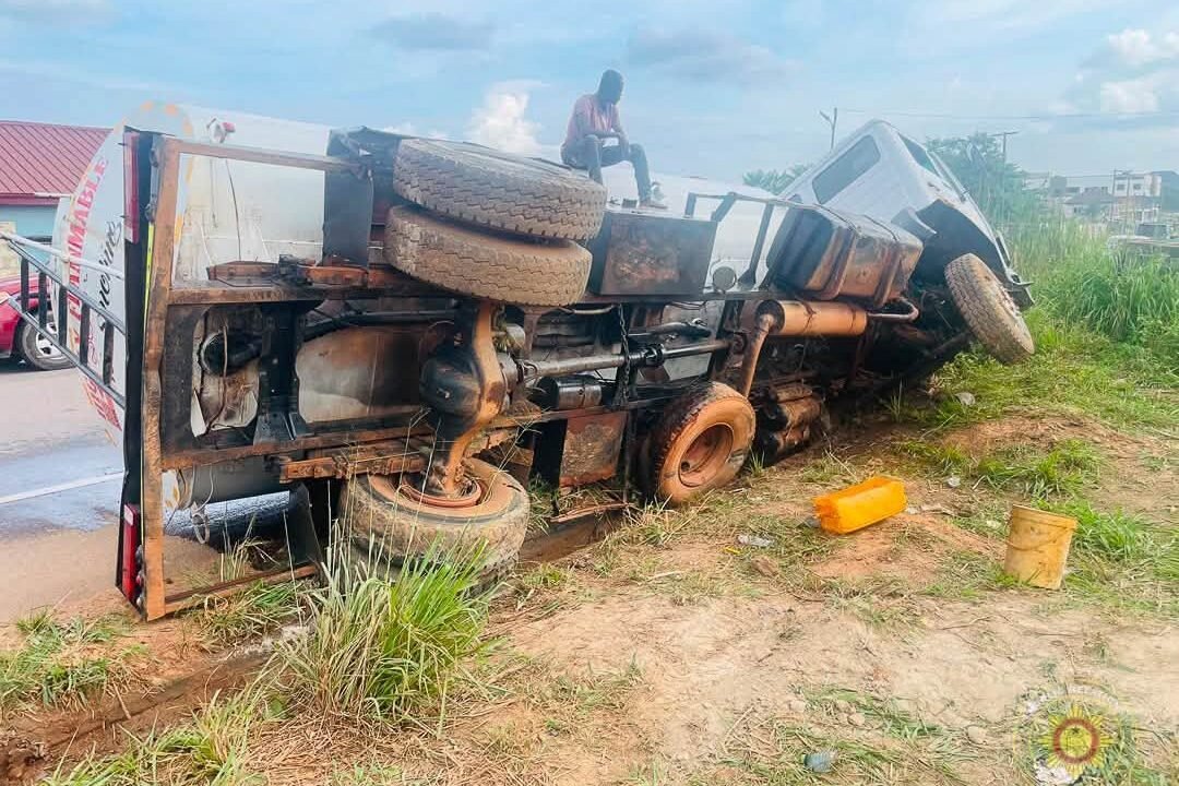 A/R: Bulk tanker spills 13,500 litres of diesel at Odumase Afrancho