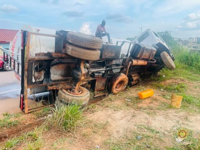 A/R: Bulk tanker spills 13,500 litres of diesel at Odumase Afrancho
