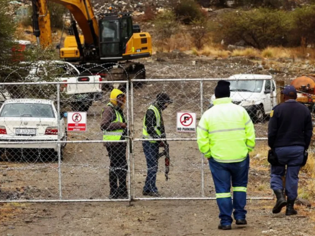 South Africa dump site collapse kills 14 suspected illegal miners