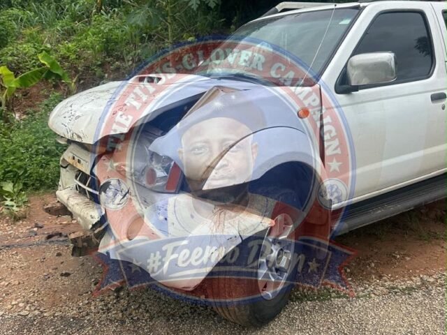 Titus-Glover campaign team members injured in accident near Dambai