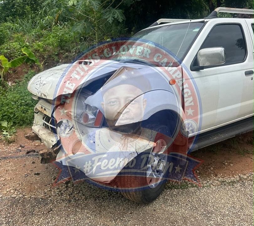 Titus-Glover campaign team members injured in accident near Dambai