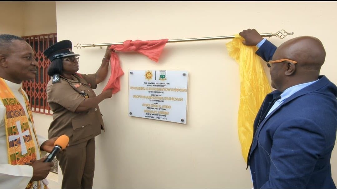 UMaT hands over new Fire Station to GNFS to address surge in fire incidents in Tarkwa