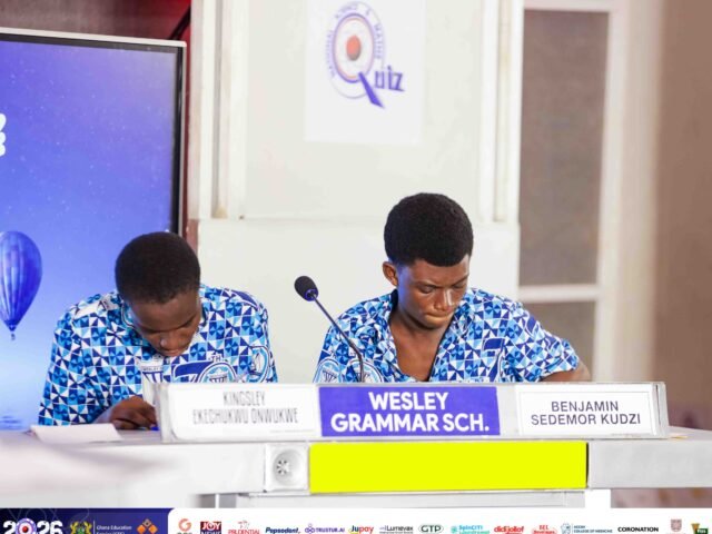 NSMQ 2026: Wesley Grammar escapes Kofi Agyei’s grasp in nail-biting battle to book one-eighth spot