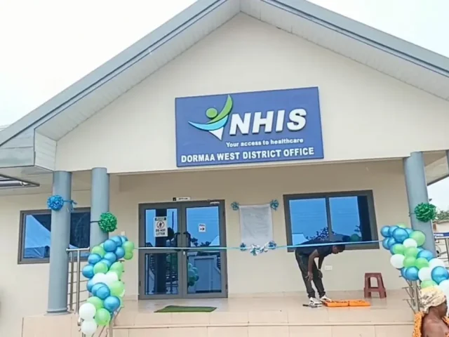 NHIS membership in Dormaa West surpasses 90% as NHIA commissions new office