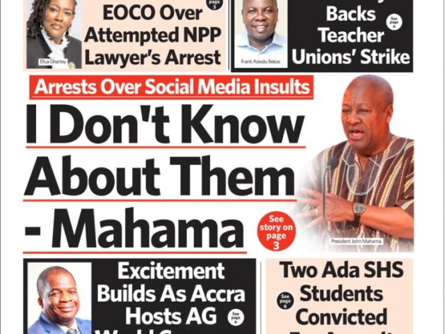 Todays Front pages: Monday, September 28, 2026