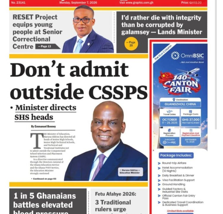 Today’s front pages: Monday, September 7, 2026