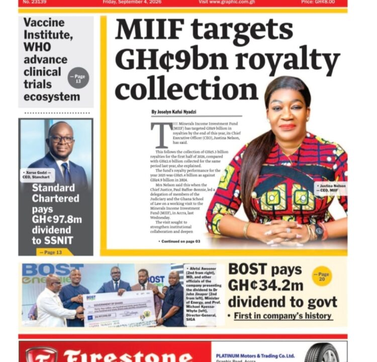 Today’s Front pages: Friday, September 4, 2026
