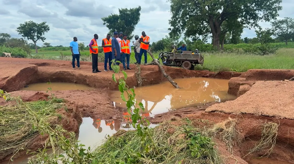 Homes swept away, communities cut off as floods hit North East Gonja