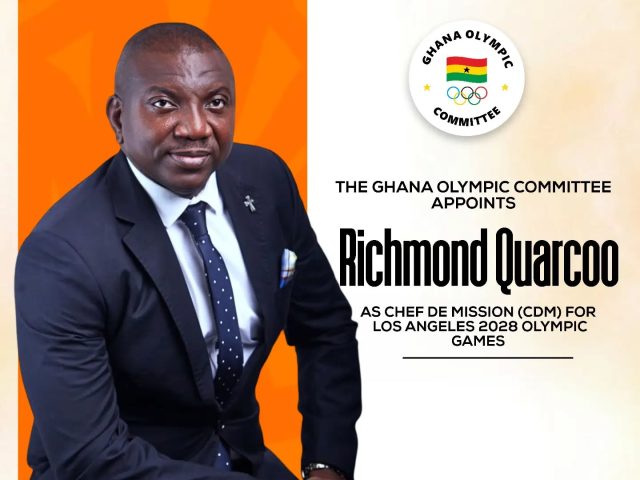 Richmond Quarcoo appointed Ghana’s Chef de Mission for 2028 Olympics