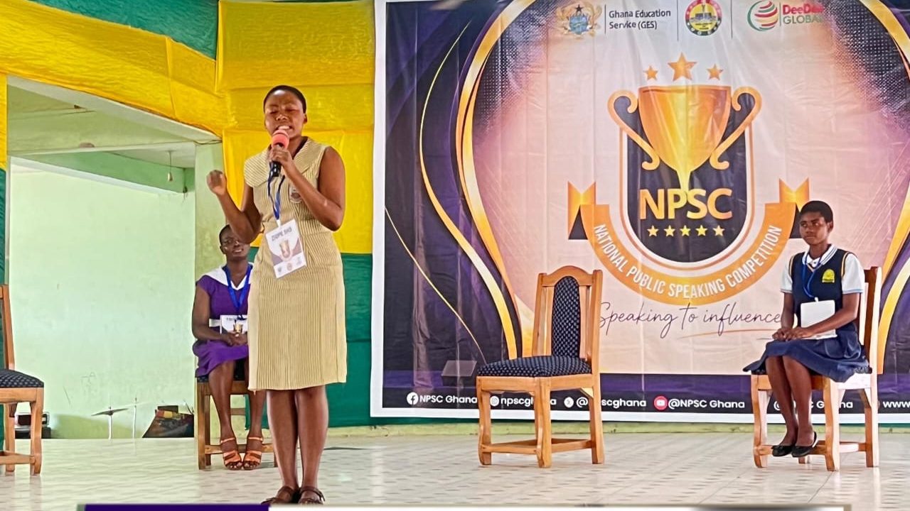 Volta Region National Public Speaking contest advances drug prevention conversation