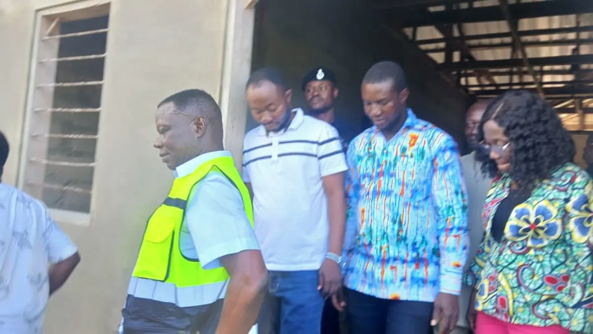 Western North Regional Minister inspects 24-Hour Market and other projects in Suaman District